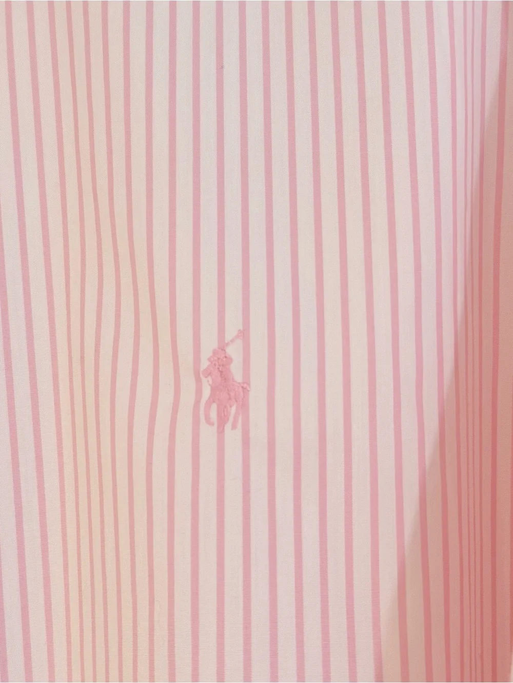 Polo Ralph Lauren Pink Stripe Dress Shirt 18 34/35